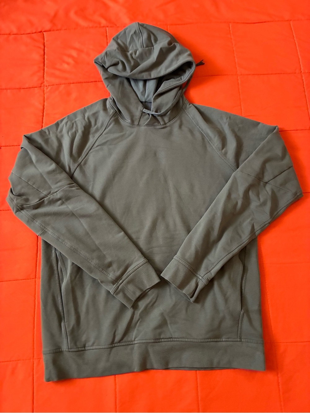 Lululemon Hoodie Mens Medium Green Sweatshirt Marble Active Workout